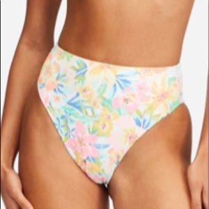 NWT Billabong Reversible Sweet Tropic The Rise Swim Bottom Size Small
